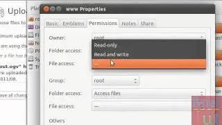 ubuntu 11.04 change file/folder permission [very very simple method]