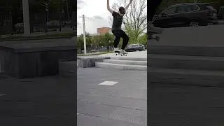 Первые 3ступени!#skateboarding#самокат #скейтбордингвмассы #скейтпарк #braille #скейтбординг #fail