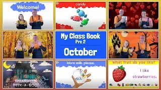 Learn English - My Class Book - Pre 2 - October - Halloween Episode!