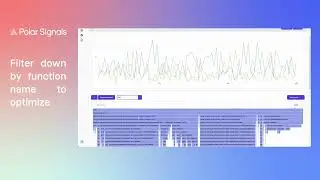 Polar Signals - Optimizing a function? Function-filtering gets you all CPU usage throughout time!