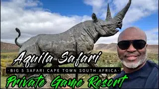 2024 visit to Aquila Safari and Private Game Resort Big 5 Safari in Cape Town South Africa  ​⁠