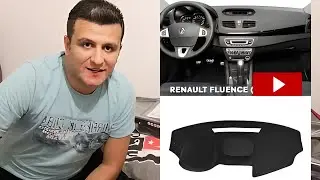 Renault Fluence Torpido Kılıfı Nasıl Takılır ? Araba Torpido koruyucu Takma !