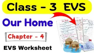 Our Home Class 3| Houses Around Us Class 3| Class 3 EVS Worksheet| Class 3 Syllabus| Class 3 Science