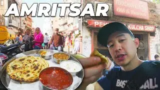 Best Punjabi Food in INDIA!! Kesar Da Dhaba, Pehalwan Kulche & Ahuja Lassi! 🇮🇳