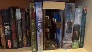 Book nook shelf insert project