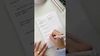 Creating My Meal Plan | 8Lotus Weekly Notepad