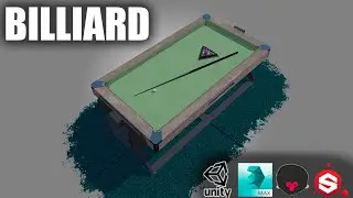 BILLIARD Autodesk 3ds Max, Substance Painter, Marmoset, Unity