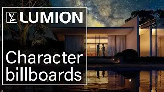 Lumion 12 教學：新的廣告立牌講述一個吸引人的設計故事