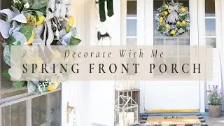 SPRING FRONT PORCH DECOR 2020 | Simple & Fresh | Decorate With Me