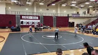 Colton Quantz Moeller Duals Senior Night 2020