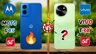 Moto G45 5G Vs Vivo T3x 5G: 🔥Detail Comparison, Which one is the best?