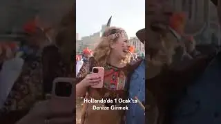 Hollanda’da 1 Ocak’ta Buzz Gibi Denize Girdim
