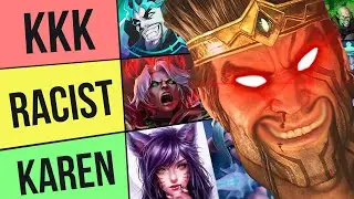 How Racist are League of legends champions?