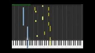 Shape of my heart - Sting (Easy Piano Tutorial) in Synthesia (100& speed)
