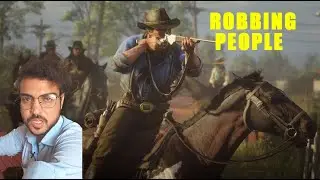 Robbing people and escaping from Police