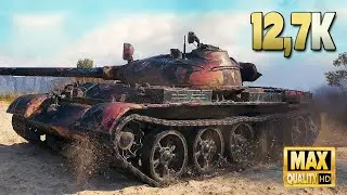T-62A: Almost 13k damage on map Steppes - World of Tanks
