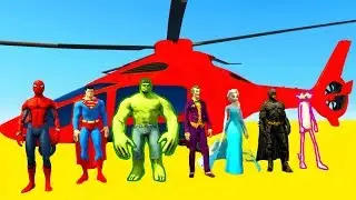 Fun Learn Color Helicopter with Cartoon for Children & Babies Nursery Rhym