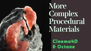 Cinema 4D Tutorial - MORE Procedural Alien Rocks (Octane)