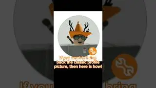 How to bring back the classic Roblox profile picture! 