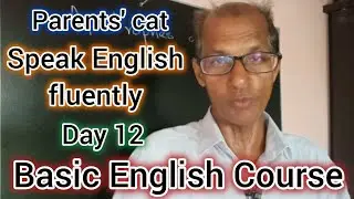 Parents' cat| Basic English Speaking Course| Speak English Fluently| Day 12|@zulfiqarkhatri