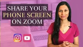 Share your phone to Zoom