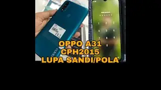 OPPO A31 (CPH2015) LUPA POLA/PIN/SANDI VIA UNLOCKTOOL