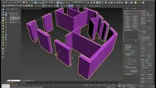 моделирование интерьерной коробки в 3ds max