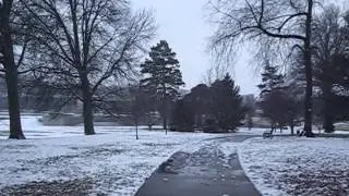 Beauty in Winter....  SnowyAfternoon, Sun Peeking through Western Sky