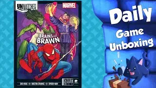 Unmatched - Brains and Brawn   Daily Game Unboxing