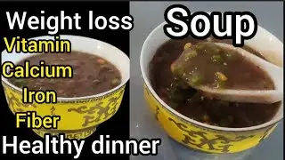 Zero Oil Vegetable Ragi Soup Recipe for Weight Loss | Healthy Millets Soup | Diet-Friendly Recipe
