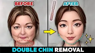 ✨FACE ROLLER FOR DOUBLE CHIN✨ BEFORE & AFTER INSTANT RESULTS (NO SURGERY!)🤩 LOOK YOUNGER ♡Lémore♡
