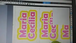 Arte com borda para cortar a mão