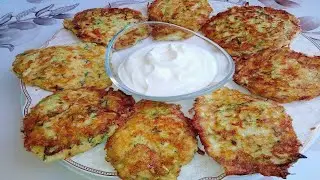 Оладьи из Кабачков — самое вкусное блюдо на все лето.#кабачковыеоладьи
