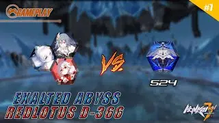 Gameplay Exalted Abyss #7 - RedLotus D366 vs. Herrscher of Rimestar | Honkai Impact 3 SEA