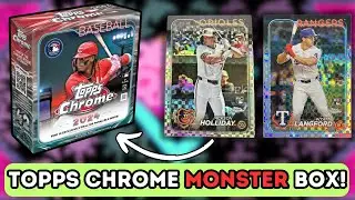 $65 2024 TOPPS CHROME MONSTER BOX REVIEW! (Top Rookie Hit!)
