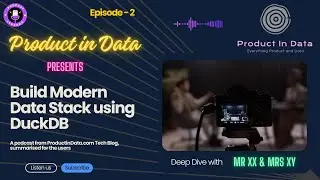 How to Build Modern Data Stack? How to use DuckDB? #duckdb #datasystems #productindata #dataproduct