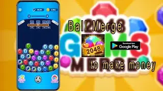 Ball Merge, a new make money app downloaded from ads, no need invite
