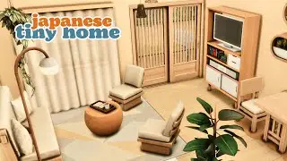 Modern Japanese Tiny House - The Sims 4 Speed Build (No CC)