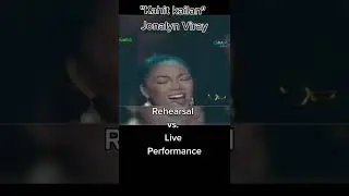 Jonalyn Viray Rehearsal vs Live Performance of Kahit Kailan