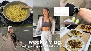 SPEND A PRODUCTIVE FEW DAYS WITH ME | healthy recipes, half marathon prep