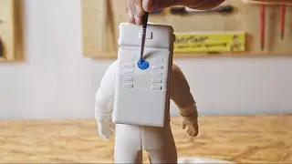 3D Printed Astronaut - ASMR Painting