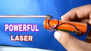 HOW TO MAKE A MINI Powerful Laser At Home
