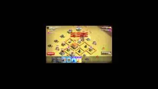 War attack strategy clash of clans townhall 5 [clash of clans]