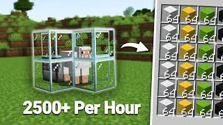 Easiest Minecraft Automatic WOOL FARM 1.21+ Java, Bedrock, WIN10, MCPE
