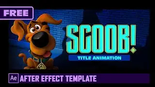 Scoobi Movie_Title Animation_Template_Get It for Free
