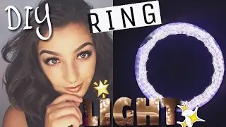 DIY: Como fazer ring light caseira gastando pouco - Camila Carregal