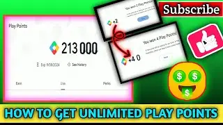 How to get unlimited play points in play store  ?