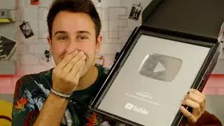 Placa de plata 100K suscriptores - UNBOXING