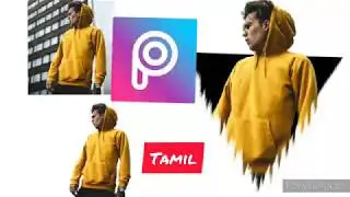Picsart tutorial Tamil / triangle pop out effect / easy steps / picsart edits