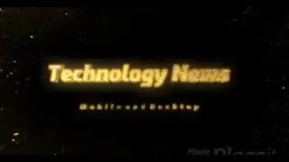 New intro video for our channel Technology News